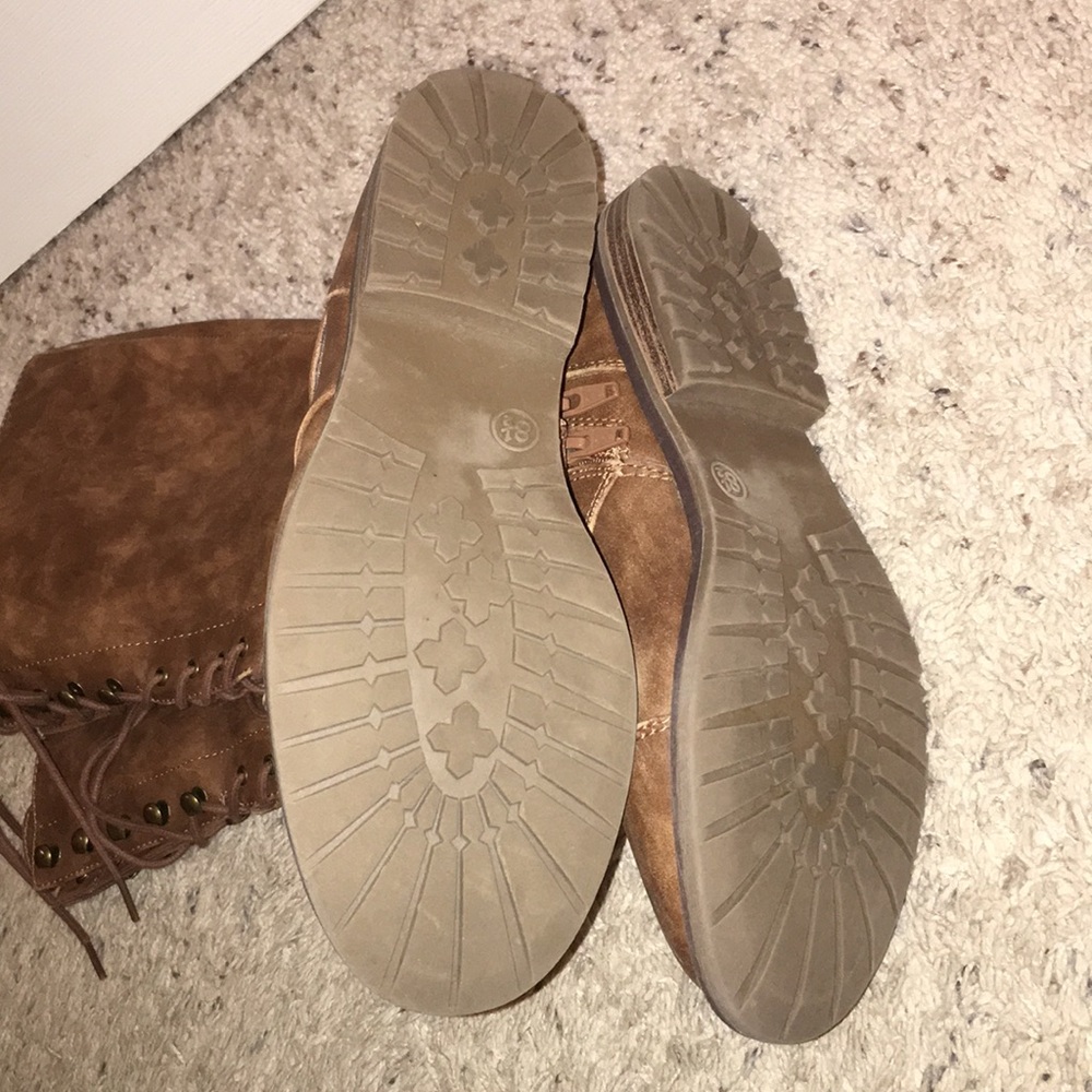 Mossimo Supply Co. Chestnut Lace-Up Combat Boots - Picture 2 of 4